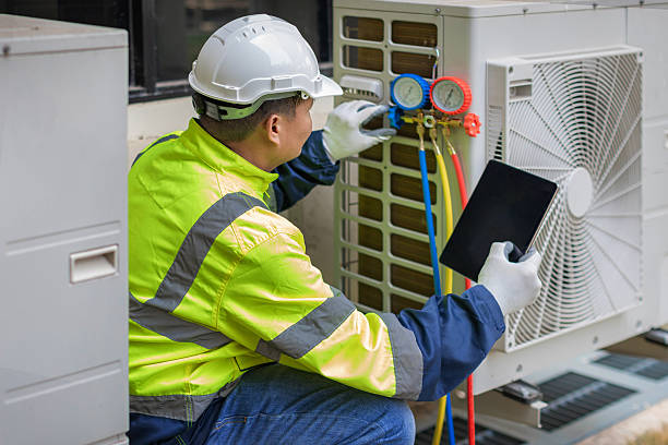Professional Hvac technician working in Vernon, NJ
